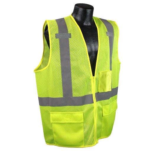 [SA-SV27-2ZGM] Class 2 Mesh Safety Vest