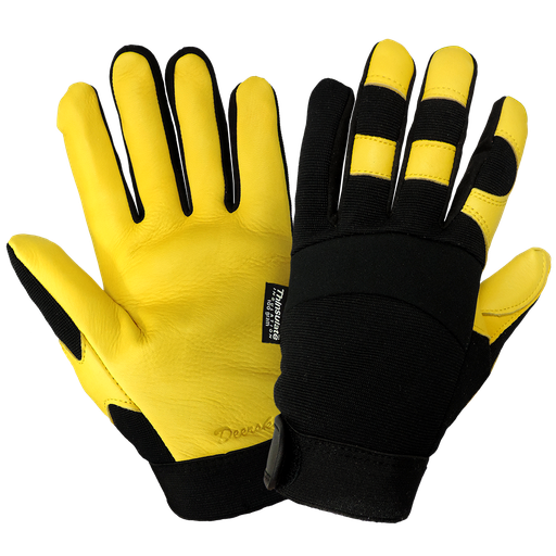 [A-SG7700IN] Insulated Genuine Deerskin Leather Gloves