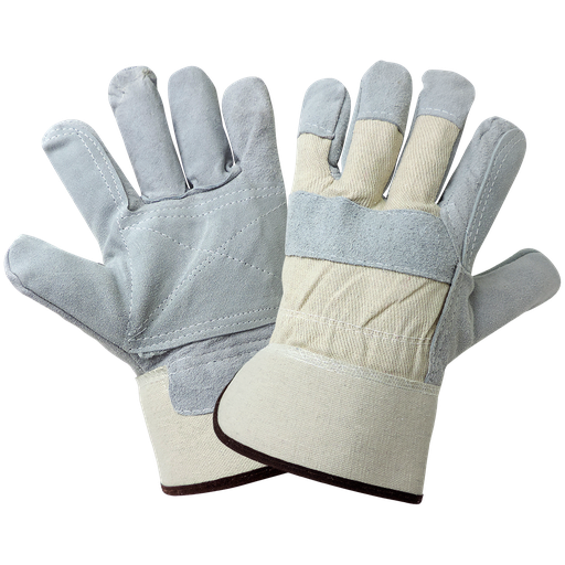 [A-530DPI] 8 oz. Split Cowhide Leather Double Palm Gloves