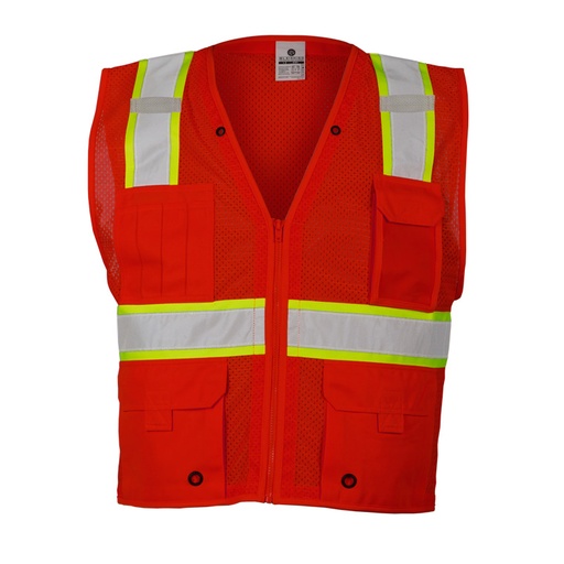 [SA-B103] Enhanced Visibility Multi-Pocket Mesh Vest