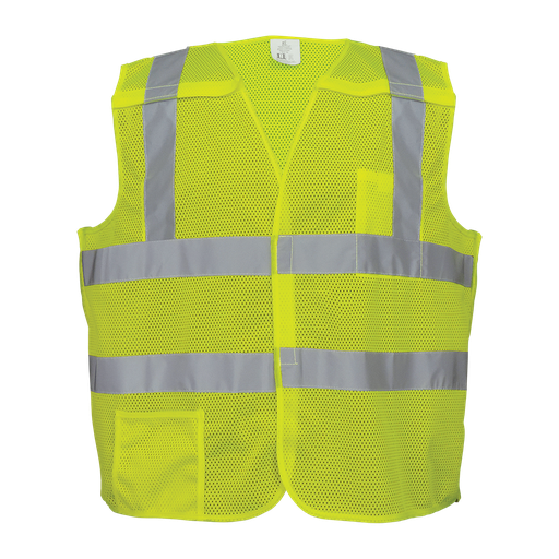 [SA-GLO-01BA] High-Visibility Polyester Breakaway Safety Vest