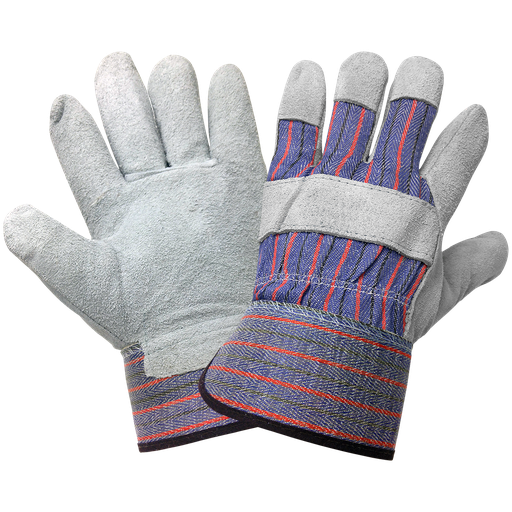 [A-2300] Economy Split Cowhide Leather Palm Gloves