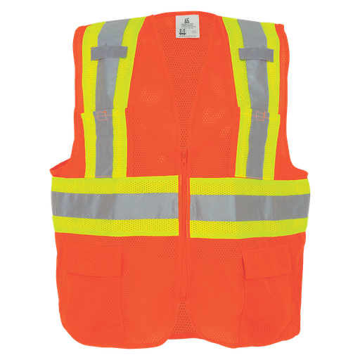 [SA-SV1212-2T] Lightweight Mesh Class 2 Surveyor Vest