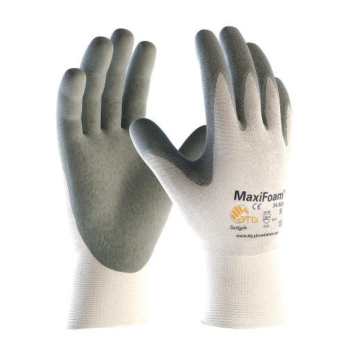 [A-01-34-800] MaxiFoam®15 Gauge Seamless Knit Nitrile Coated