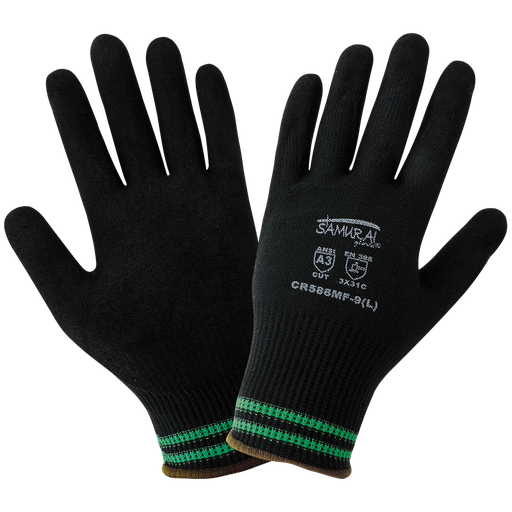 [A-CR588MF] 13 Gauge Cut Resistant Nitrile Dipped Gloves
