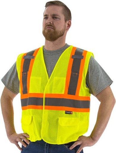 [SA-75-3211] Class 2 High Visibility Mesh Vest