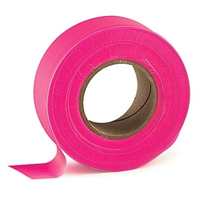 [IP-0908056] Flagging Tape 1-3/16" Non-Adhesive Plastic Ribbon