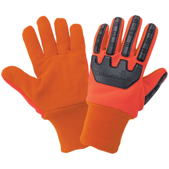 [A-C19OCPB] Cotton Corded Gloves with Impact Protection