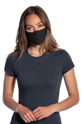 [FACECOVER-BLK] 50/50 Cotton/Poly Face Covering
