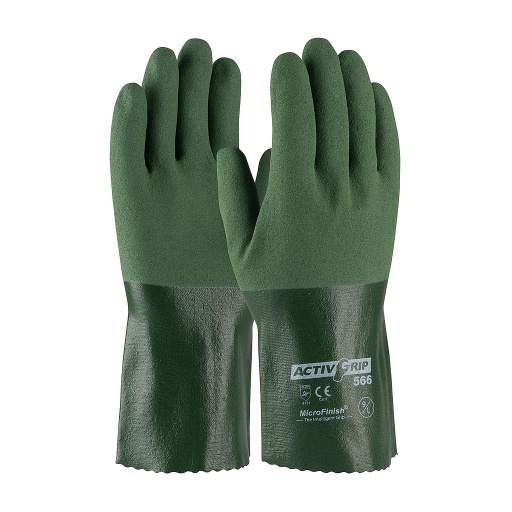 [A-56-AG566] ActivGrip Nitrile Coated Glove with Cotton Liner and MicroFinish Grip - 12"