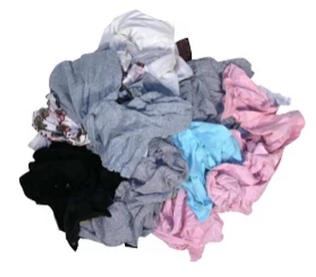 [A-20-202-BG] Shop Rags, Colored Polo Material, 25 Lbs/Bag