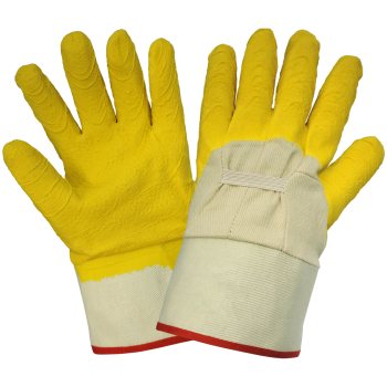 [A-660E] Economy Cotton Canvas Rubber Dipped Gloves