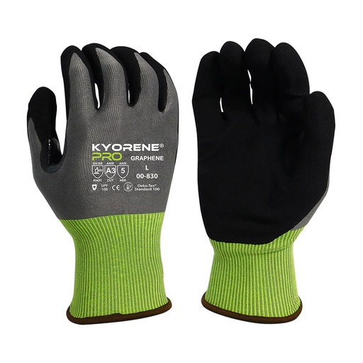 [A-00-830] 18 Gauge MicroFoam Nitrile Palm Coated Glove