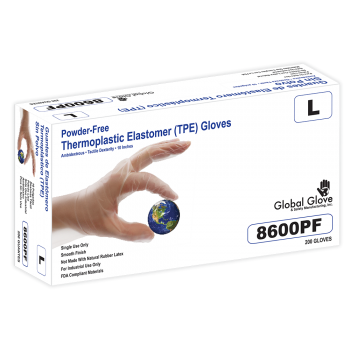 [A-8600PF] Powder-Free TPE Disposable Gloves