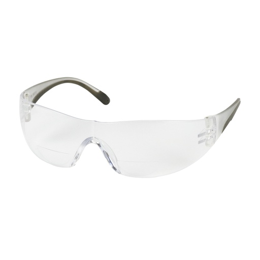[EP-250-27] Bouton® Optical Zenon Z12R™ Rimless Safety Readers with Clear Temple, Clear Lens and Anti-Scratch Coating
