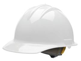 [HF-30WHR] Bullard Classic Cap Style Hard Hat with 6 Pt. Ratchet Suspension, White