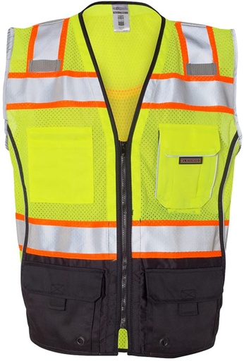 [SA-1515] Premium Black Series ANSI Class 2 Safety Vest