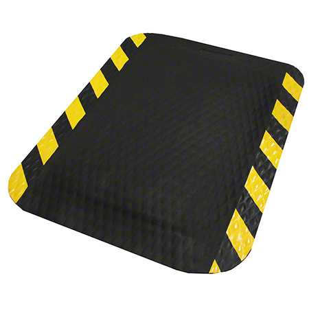 [IP-423-3x5] Hog Heaven 5/8" Matting, Black with Striped Border, 3' x 5'