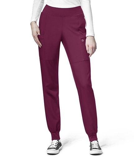 [5555-WINE-2X] Comfort Waist Cargo Jogger Pant, 2XL