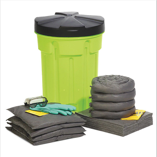 [SR-SPKU-65-HV] Spilltech Universal 65-Gallon Hi-Viz OverPack Drum Spill Kit 