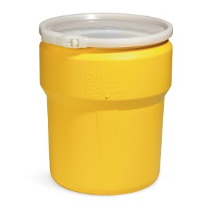 [SR-A10DRUM] Spilltech 10 Gallon Open Head Poly Drum with Ring 