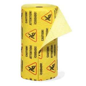 [SR-YRZ150H] Spilltech Caution Mat Roll, 150' L x 30" W ,Units/Pkg 1, Heavy Weight