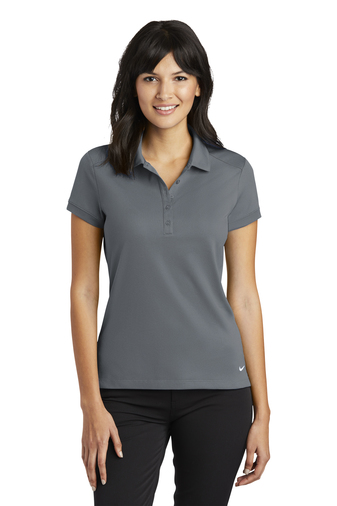 [UF-746100] Nike Ladies Dri-FIT Solid Icon Pique Modern Fit Polo