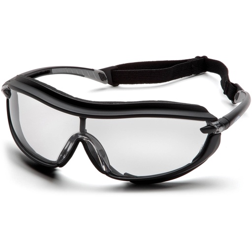 [EP-SB4610STP] XS3 PLUS Clear H2X Anti-Fog Lens with Black Safety Glass
