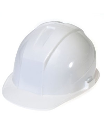 [HF-1406R/W] White Non Vented Standard Hardhat Ratchet Adj.