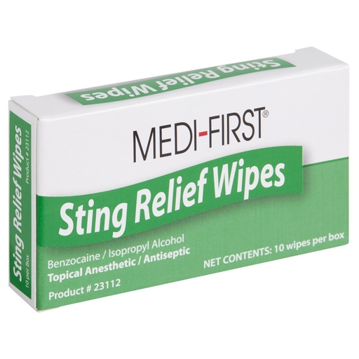 [FA-23112] Insect Sting Relief Pads, 10/Box
