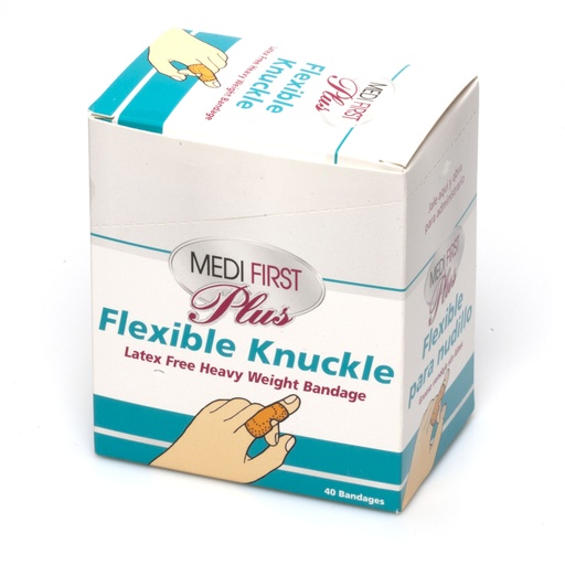 [FA-100578] Flexible Heavy Weight Knuckle Bandages, 40/Box