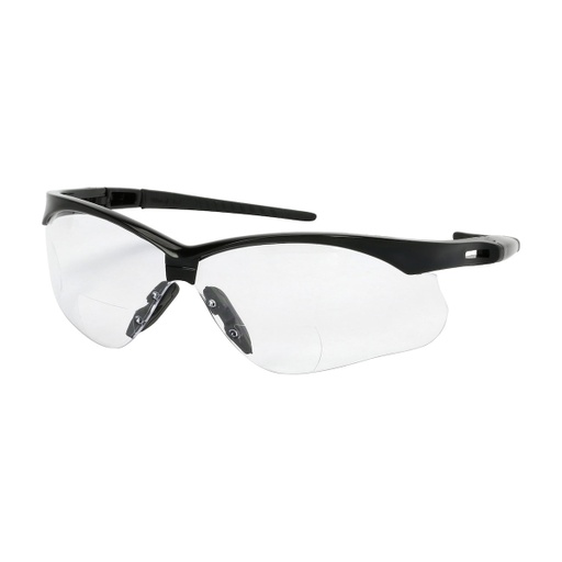 [EP-250-AN-520] Anser™ Semi-Rimless Safety Readers with Black Frame, Clear Lens and Anti-Scratch / Fogless® 3Sixty™ Coating