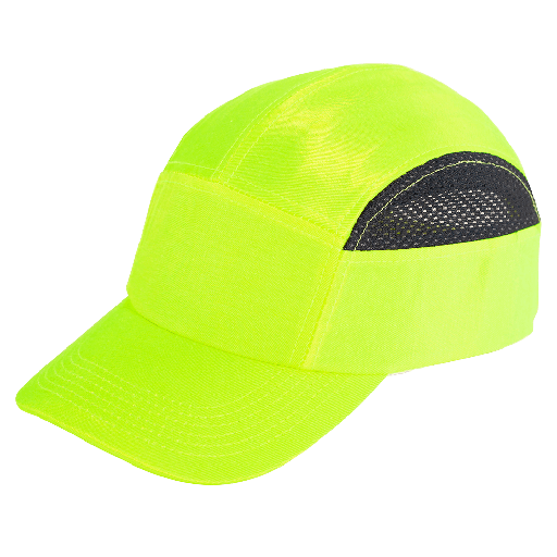 [HF-HH-H1-Y] High-Visibility Yellow Baseball Style Bump Cap