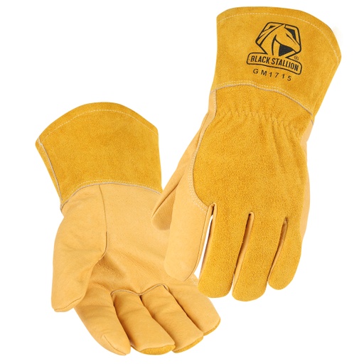 [A-GM1715-TT] Grain Pigskin Palm MIG Glove with Side Padding