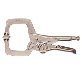 [IP-IRHT82586] Irwin Fast Release™ Locking Clamp With Swivel Pads, 3 3/8" Jaw Cap., 11" Length