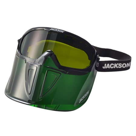 [HF-21001] Safety Goggles with Detachable Face Shield, Shade 3.0 Anti-Fog Lens