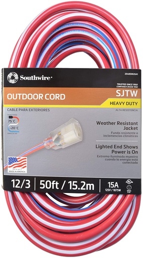 [IP-02548USA1] Southwire StripesTM Extension Cords