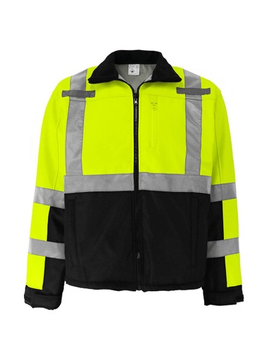 [SA-GLO-SJ1] FrogWear® HV Premium Fleece-Lined Softshell Jacket
