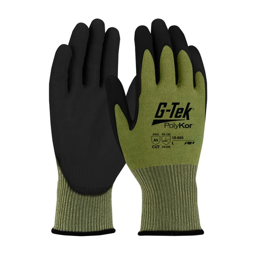 [A-16-665] G-Tek® PolyKor® Seamless Knit Gloves A5
