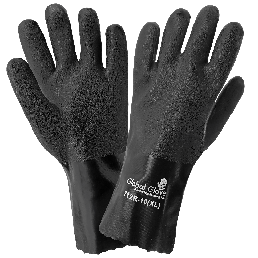 [A-712R] Jersey Lined Premium PVC, Double Coated, Rough Finish