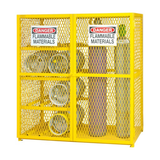 [IP-EGCC8-9-50] Combo Gas Cylinder Manual Close Cabinet, Capacity of 17