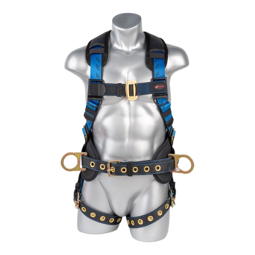 [FP-UFH16231GP] 5-Point FBH, Back/Shoulder Pad and Waist Belt, 3 D-rings, TB Legs