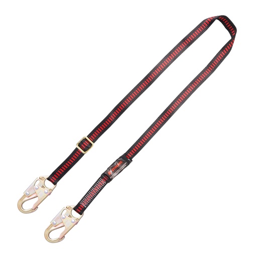 [FP-UFL205215] [FP-UFL205215] 4.5’ - 6' Adjustable Work Positioning Lanyard with two forged steel snap hooks