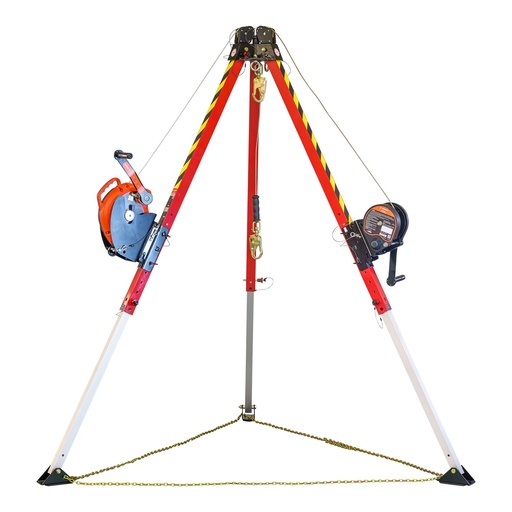 [FP-UFT510010DK] [FP-UFT510010DK] 10 ft. Deluxe Kit. Includes Tripod, 60 ft. 3-way Rescue Retrieval SRL-R with Mounting Bracket, 60 ft. Material / Personnel Winch, and Storage Bags for Tripod / Equipment.