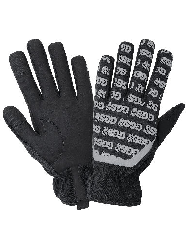 [A-SG3300] Touch Screen Mechanics Gloves with Reflective Printed Back