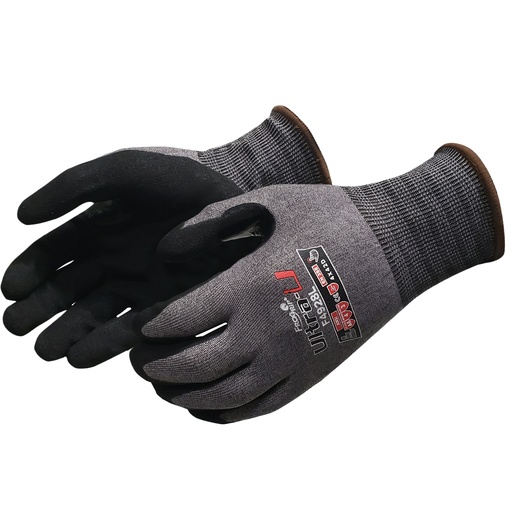 [A-6839-01CR] ULTRA-U™ Black Sandy Nitrile Cut Resistant A6