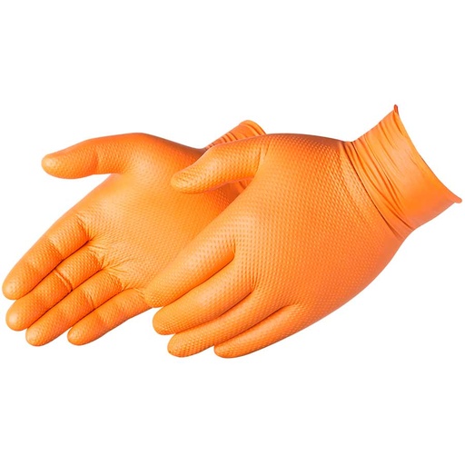 [A-2028HO] DuraSkin® Premium Orange Nitrile Disposable Gloves