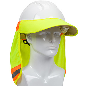 [SA-396-800] Hi-Vis Hard Hat Visor and Neck Shade
