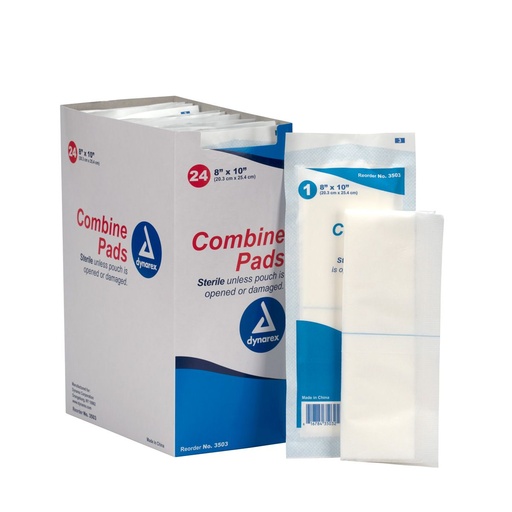 [FA-90869] 8"X10" Trauma Pad, 24 Per Box