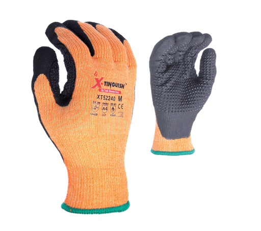 [A-XT52240] 10 Gauge Aramid Fiber Shell, Sandy Nitrile Coated Glove